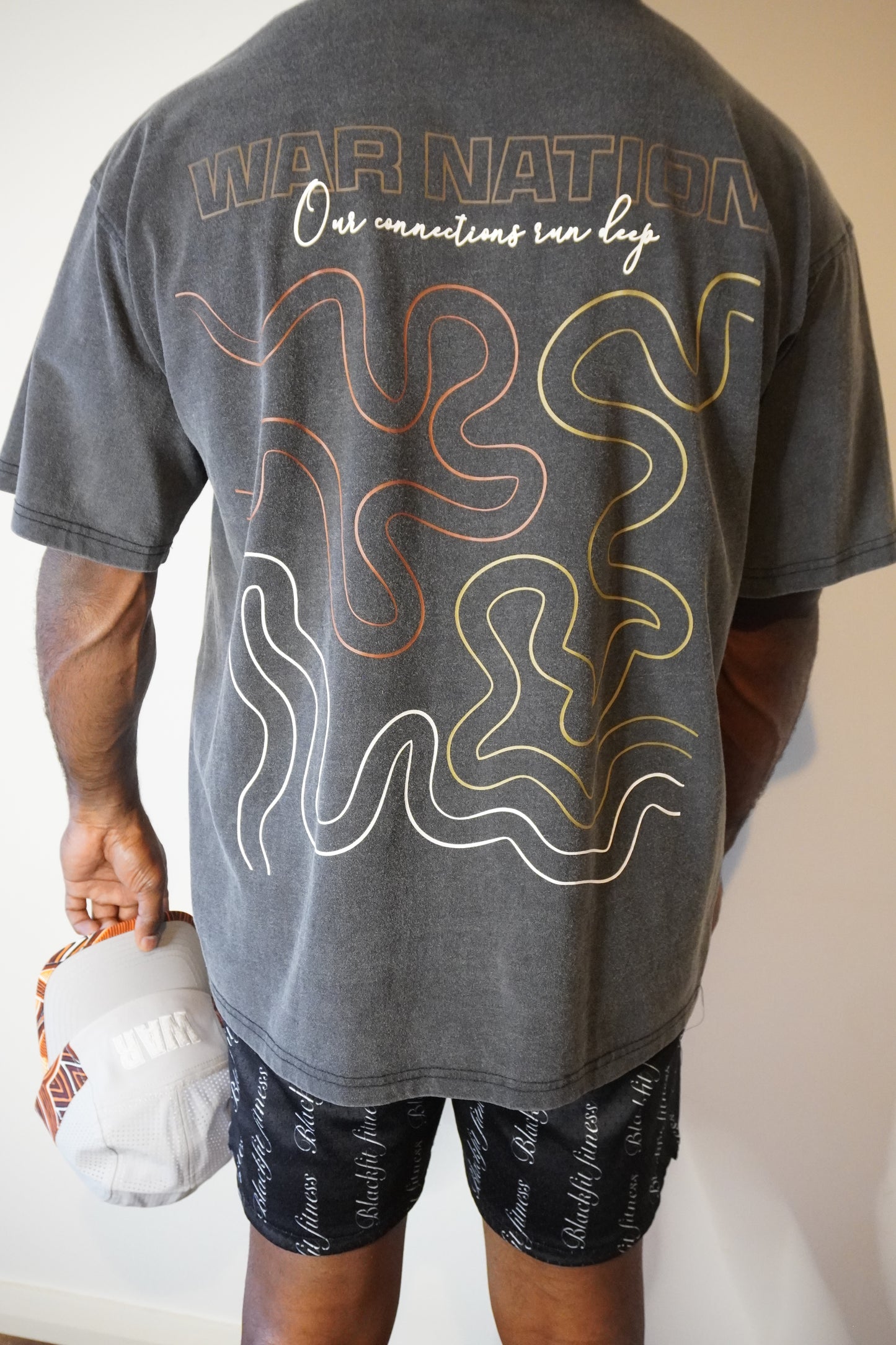 WAR X BLKFIT 'Connections' Oversized Tee